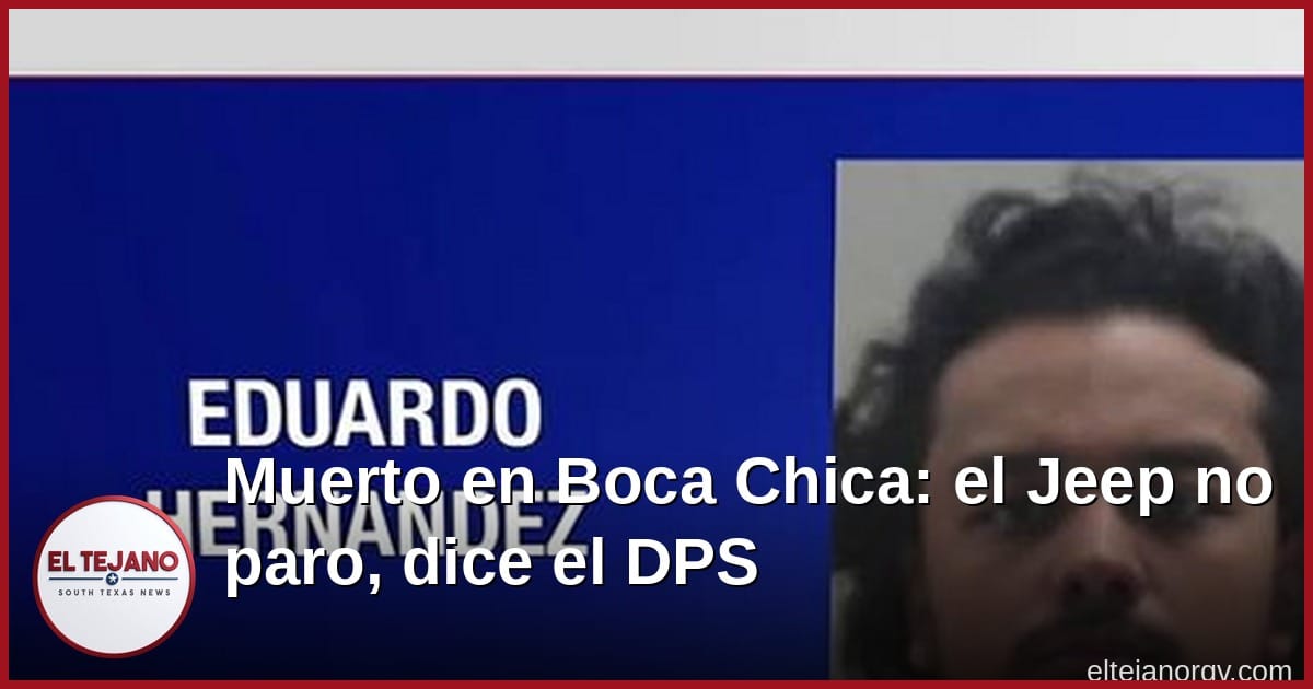 Un hombre quedó tirado en la Boca Chica. El Jeep no paró, dice el DPS.