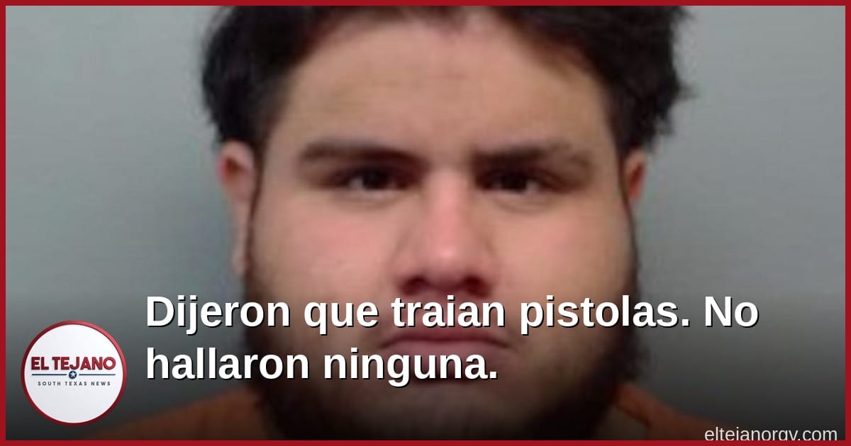Dijeron que se apuntaban con pistolas. No le hallaron ninguna.