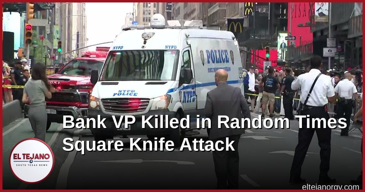 Cuatro minutos en Times Square: dos cuchillos, dos apuñalados y una mujer muerta