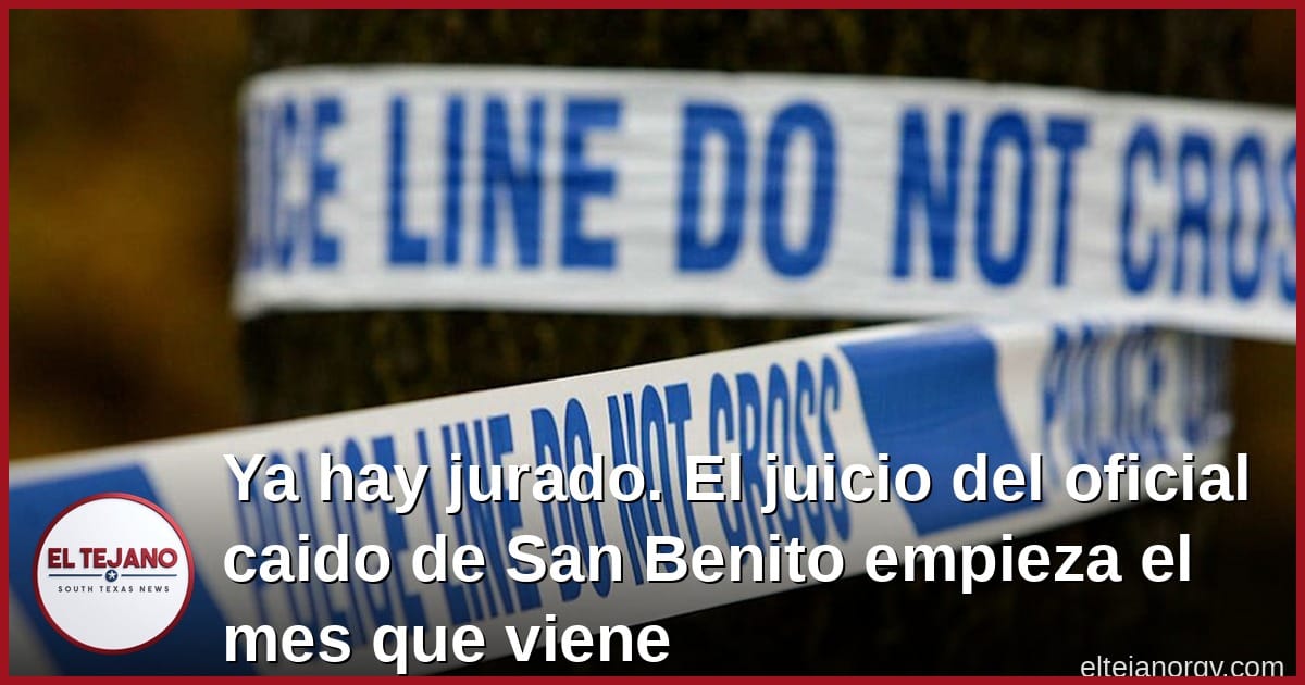 Ya hay jurado. El juicio del oficial caído de San Benito empieza el mes que viene