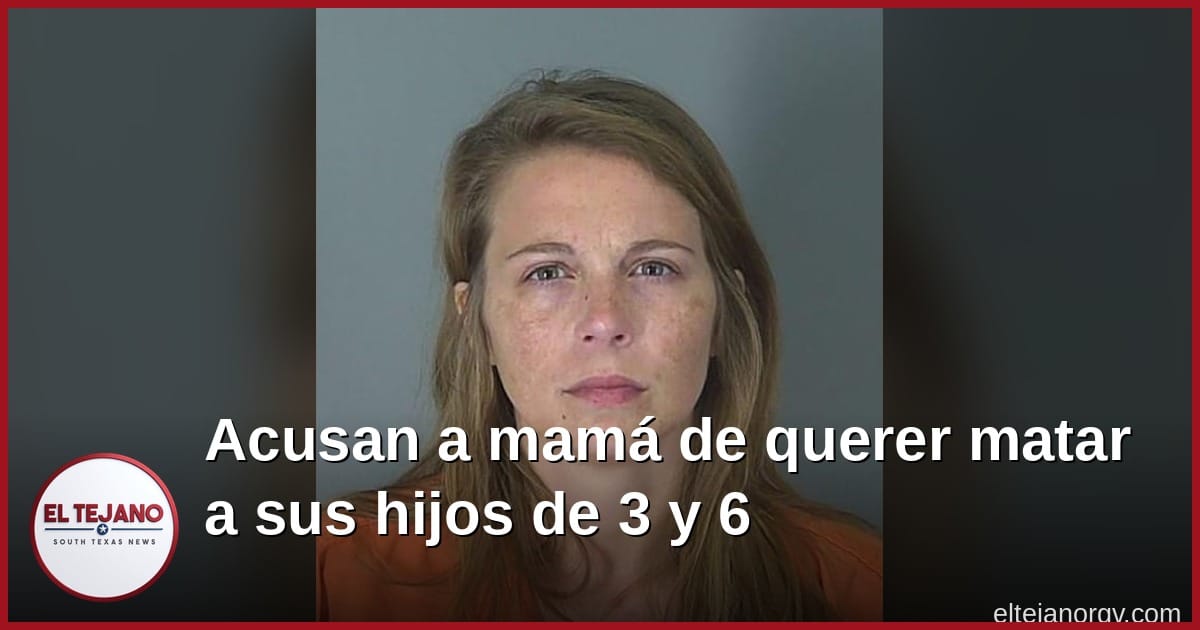 Acusan a una mamá de querer matar con un cuchillo a sus hijitos de 3 y 6 años