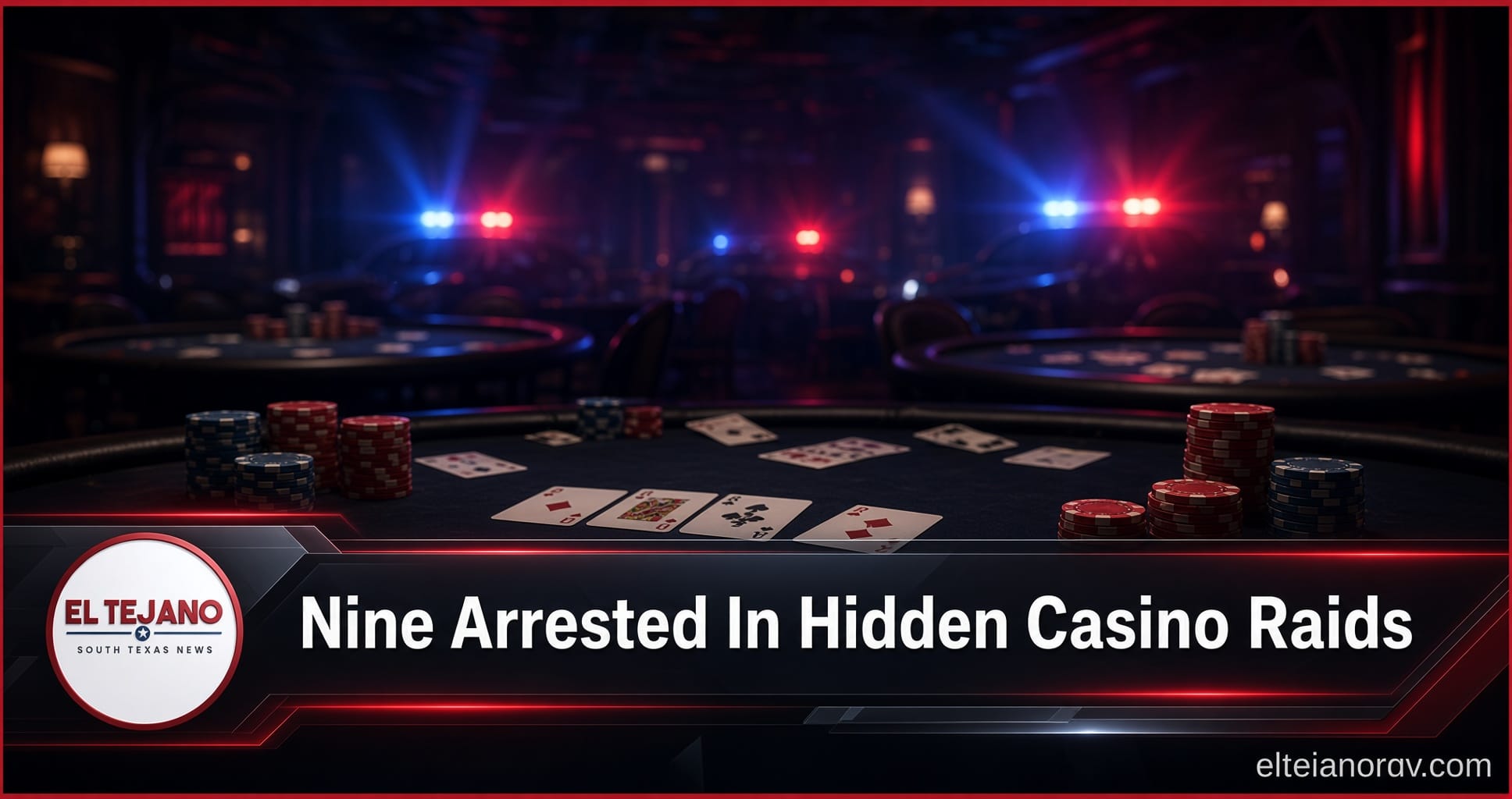 Nine Arrested After Texas Raids Bust Hidden Casino Rooms in Texarkana and Bexar County