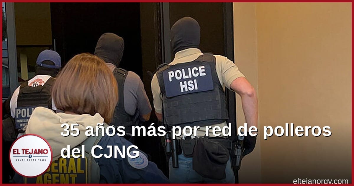 Le caen 35 años más a joven de Houston por red de polleros ligada al CJNG