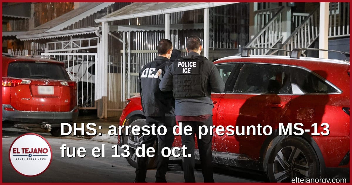 Agarran en D.C. a hombre que DHS liga a la MS-13 y que entró por Texas en 2012