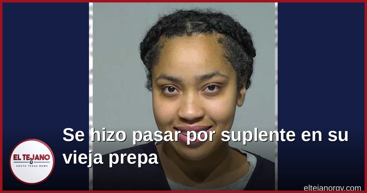 Se hizo pasar por maestra suplente en su vieja prepa, según la policía. Dijo que lo hizo por aburrida.