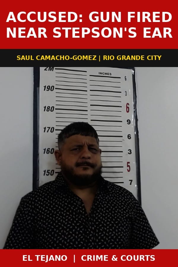 Man Accused of Firing Handgun Near Stepson's Ear in Rio Grande City