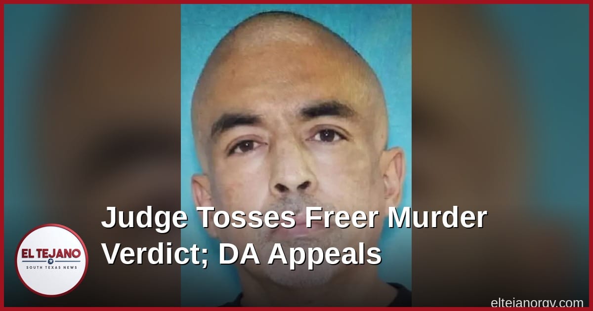 Judge Tosses Freer Murder Verdict Over Weak Proof and Fingerprint Records; DA Fights Back