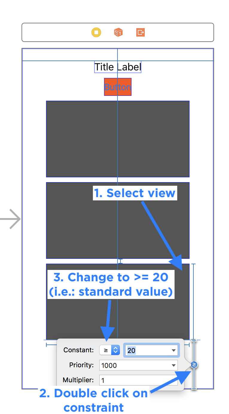 Make the constraint greater than or equal to 20