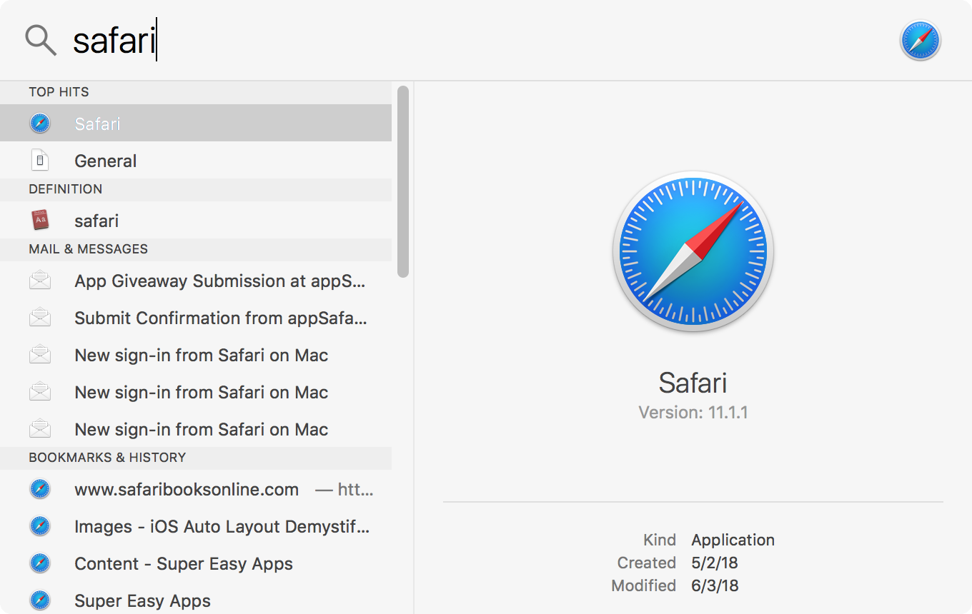 Spotlight Search Working on Mac