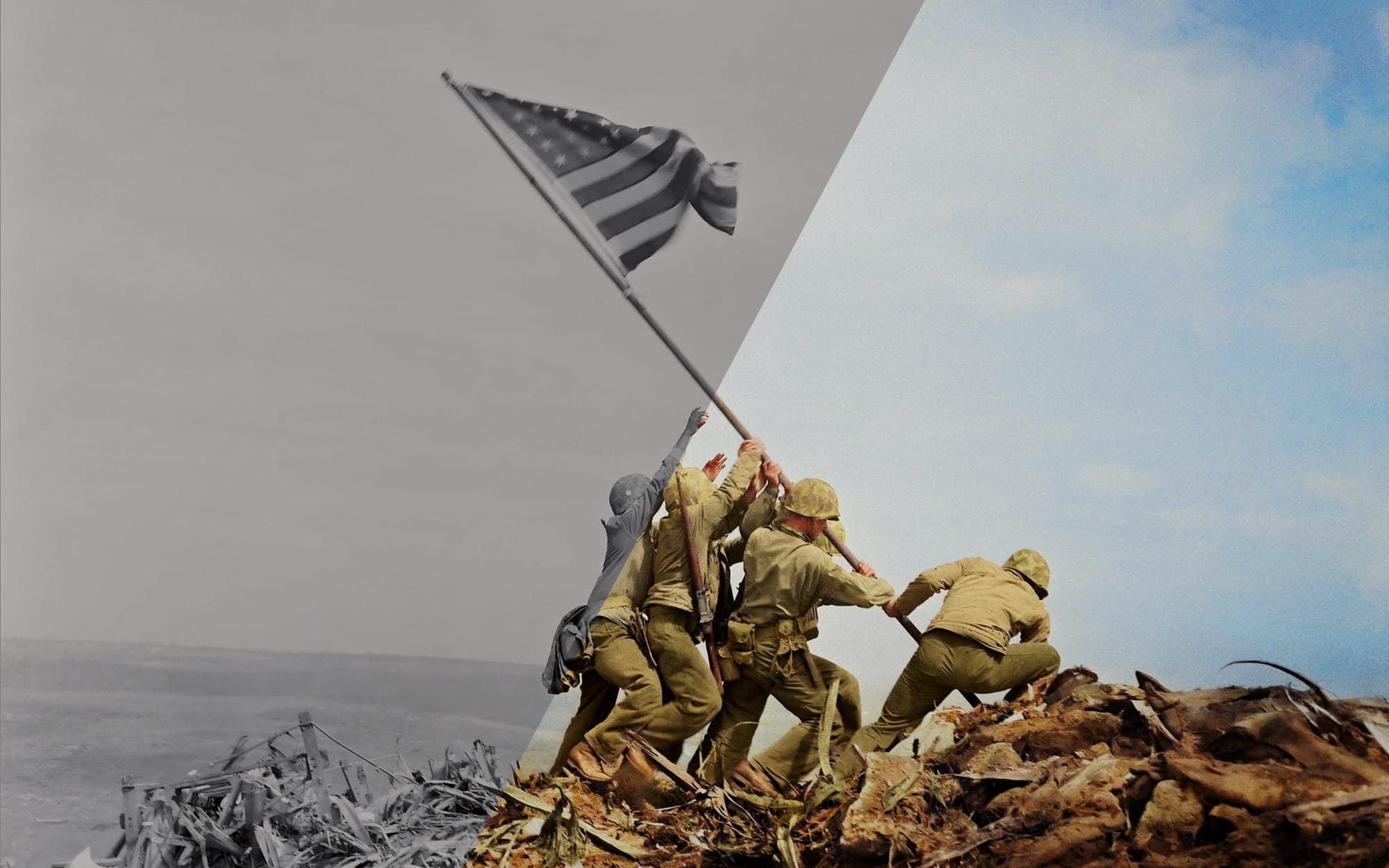 1945: Raising the Flag on Iwo Jima