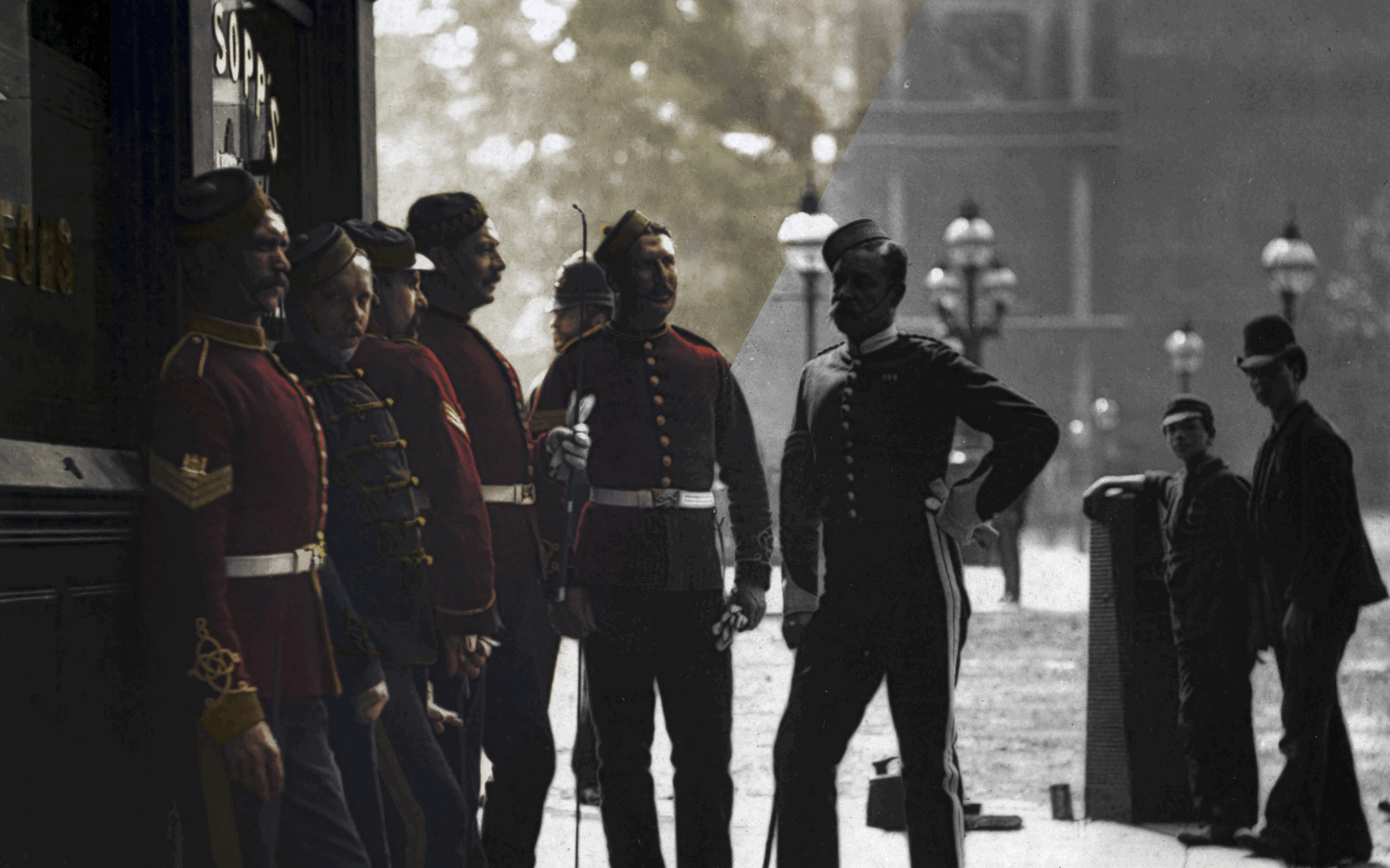 1877: Recruiting Sergeants in Westminster