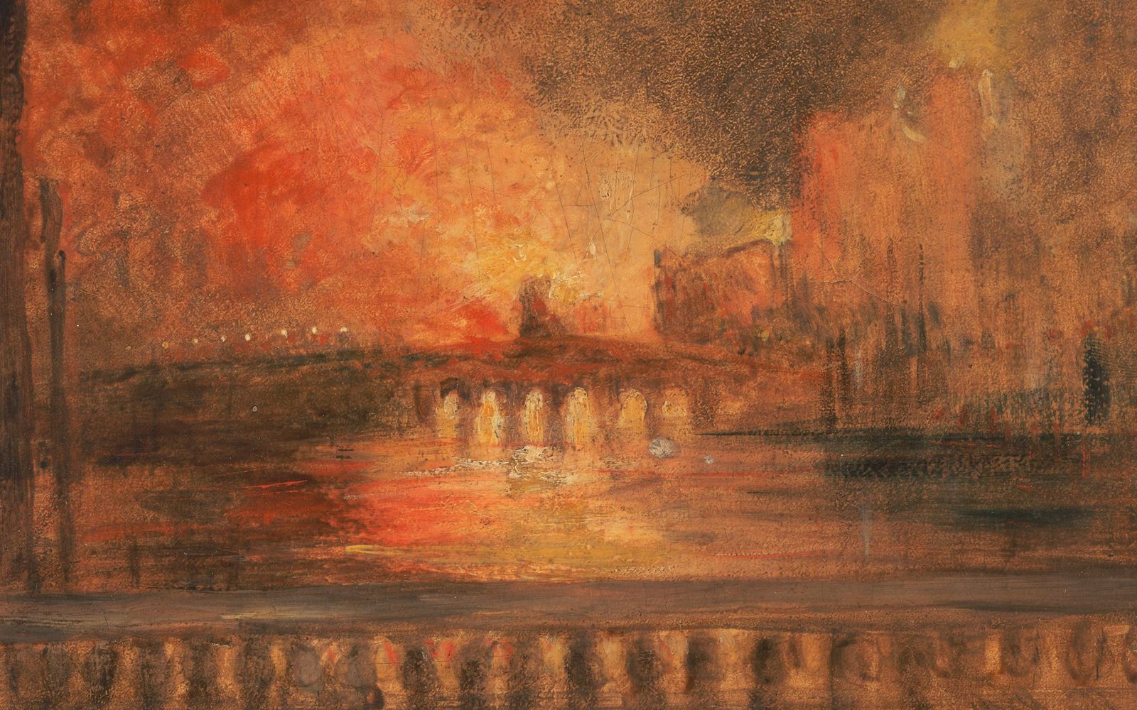 The Fire at the Houses of Parliament post image
