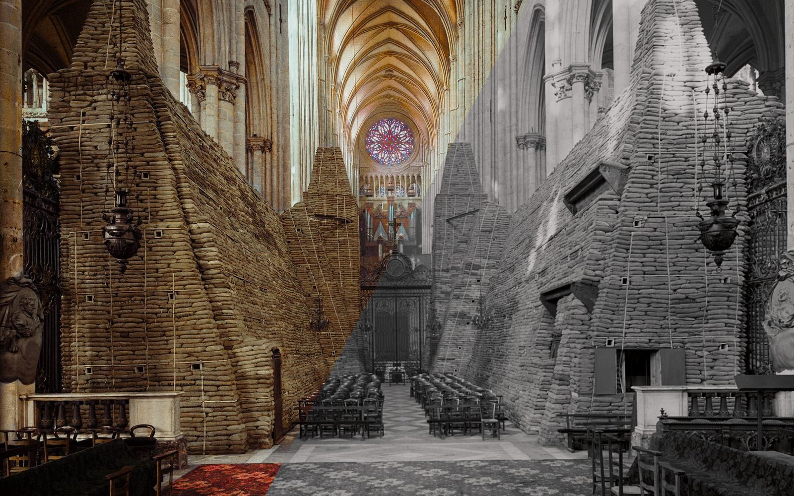 1918: Inside Amiens Cathedral post image