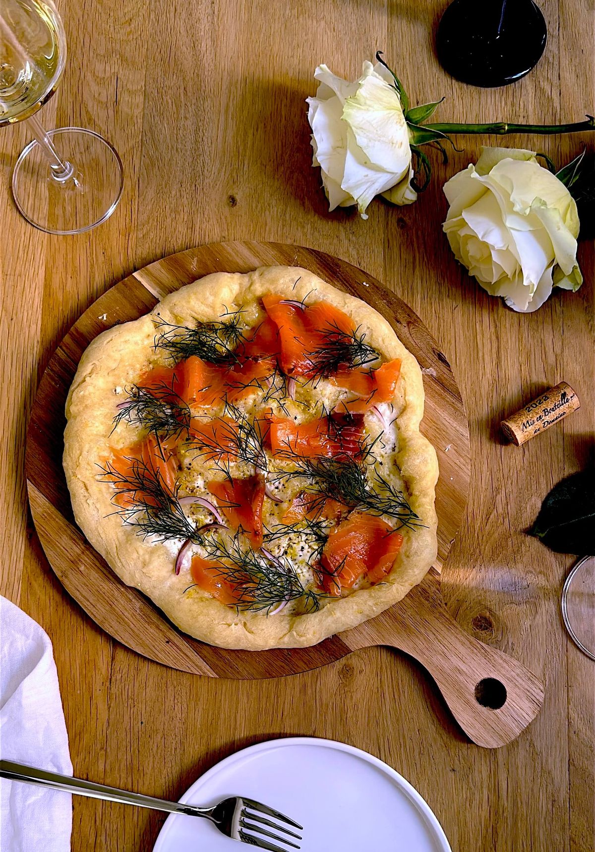 Smoked Salmon Pizza Recipe for a Romantic Summer Date Night