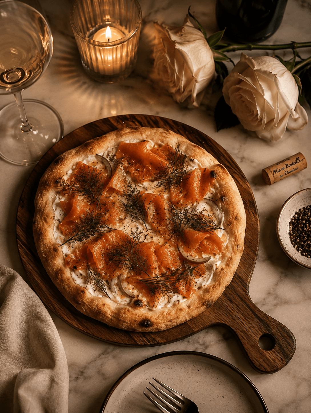 Smoked Salmon Pizza Recipe for a Romantic Summer Date Night