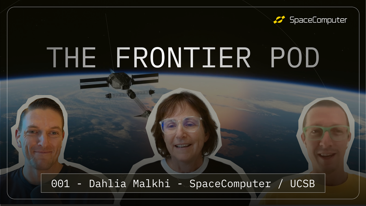 The Frontier Pod Episode 1 with Dahlia Malkhi Transcript