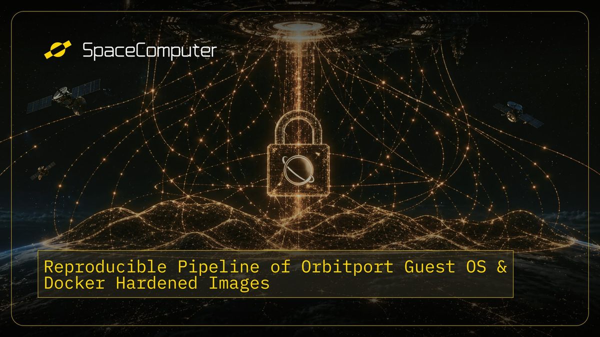 Making Orbitport Verifiable: Reproducible Builds, Docker Hardened Images, and Attested TLS