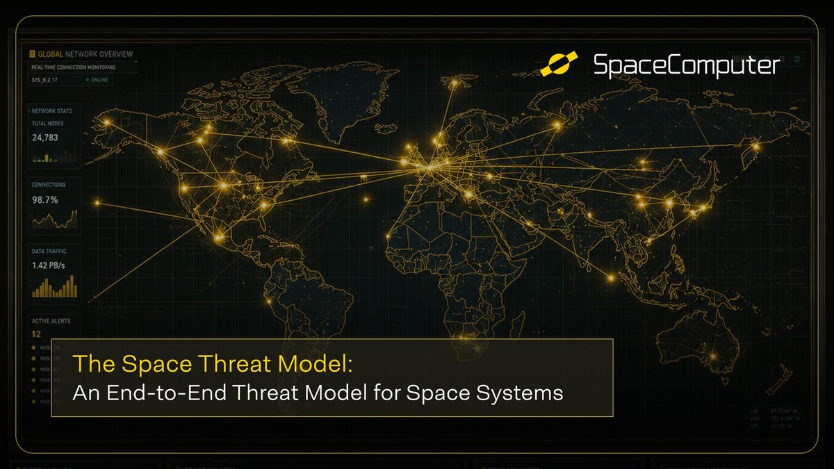 Space Security: An End-to-End Threat Model for Space Systems