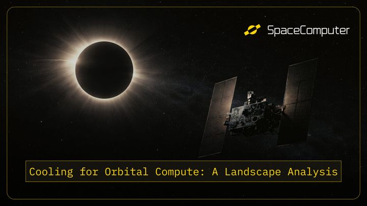 Cooling for Orbital Compute: A Landscape Analysis