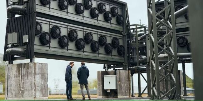 Climeworks saugt 7000 Tonnen Kohlendioxid für Partners Group ab