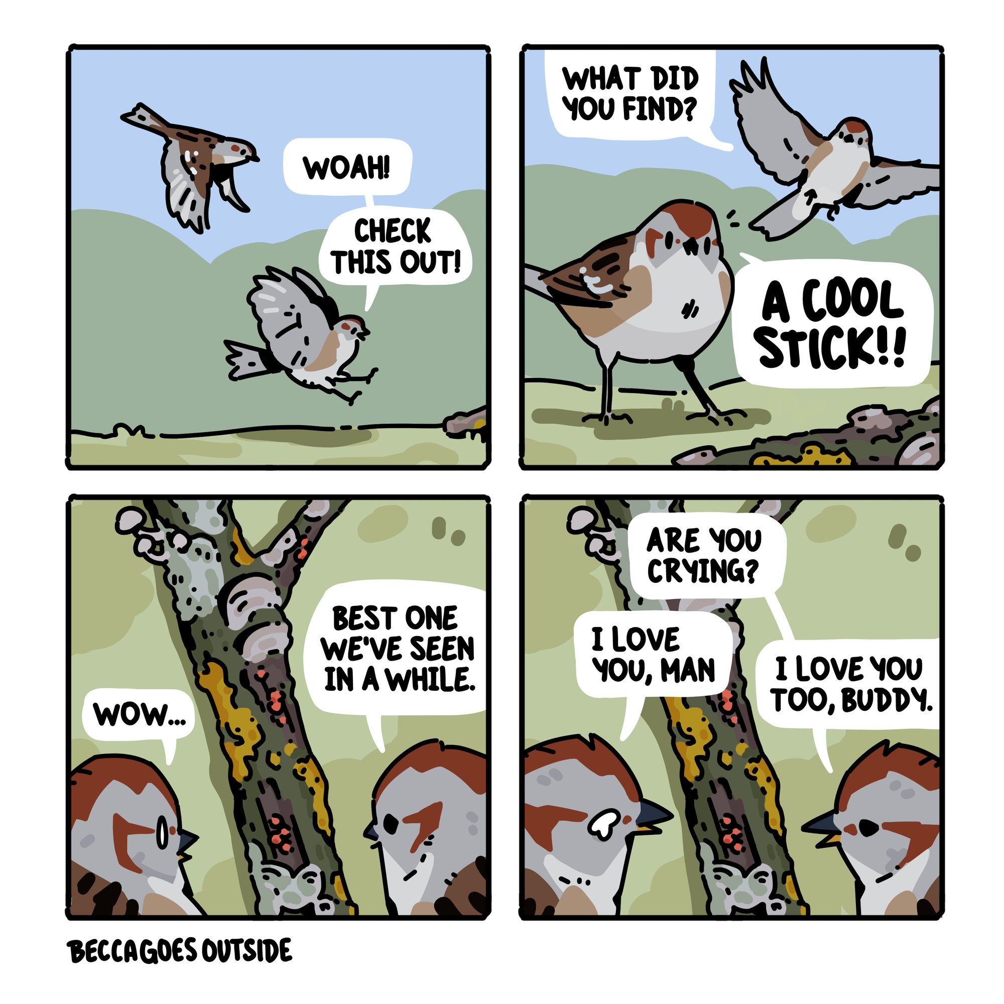 comic & process: cool stick