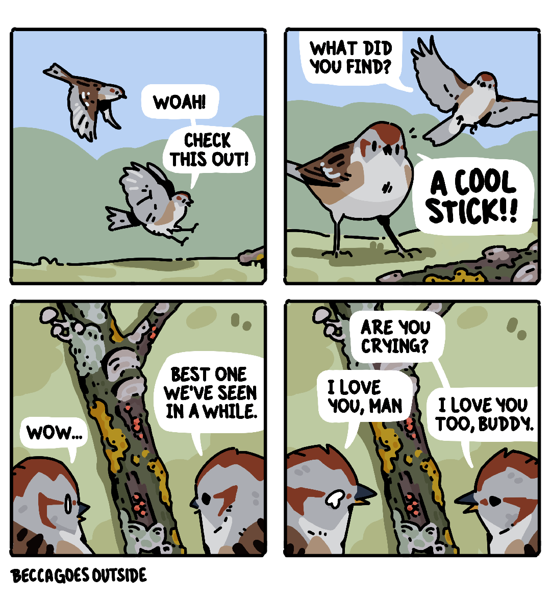 comic & process: cool stick