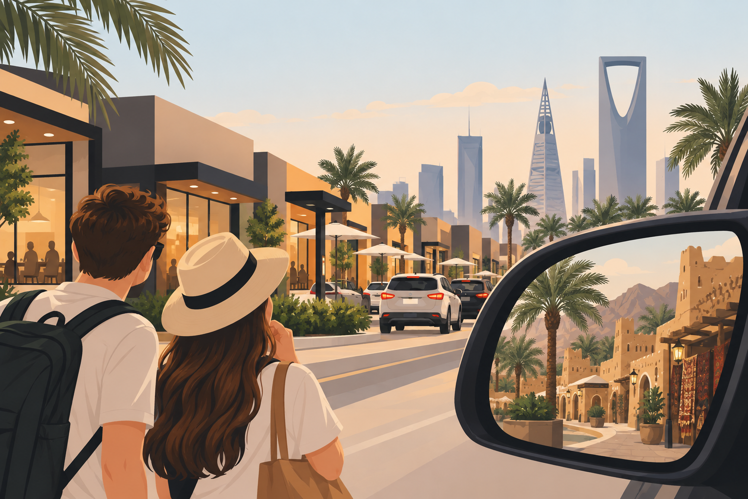 What Travellers Miss in a Riyadh Drive-Through Block