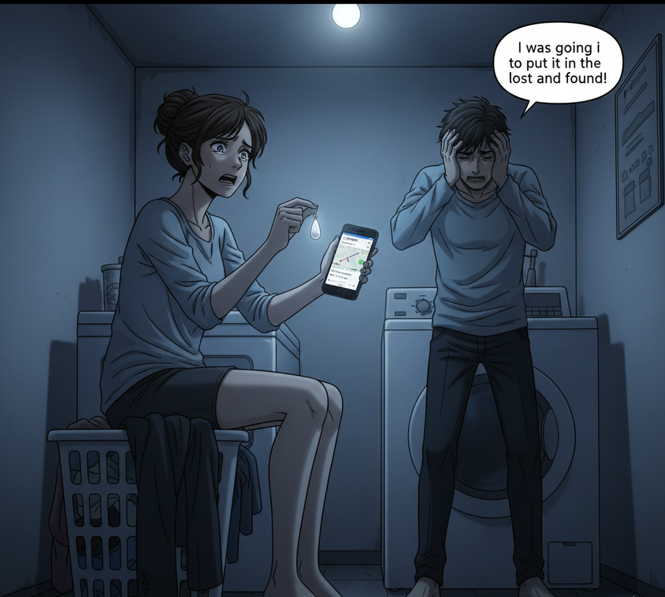 My husband "stayed late at the office" for the company Christmas party and came home with someone else’s earring in his pocket