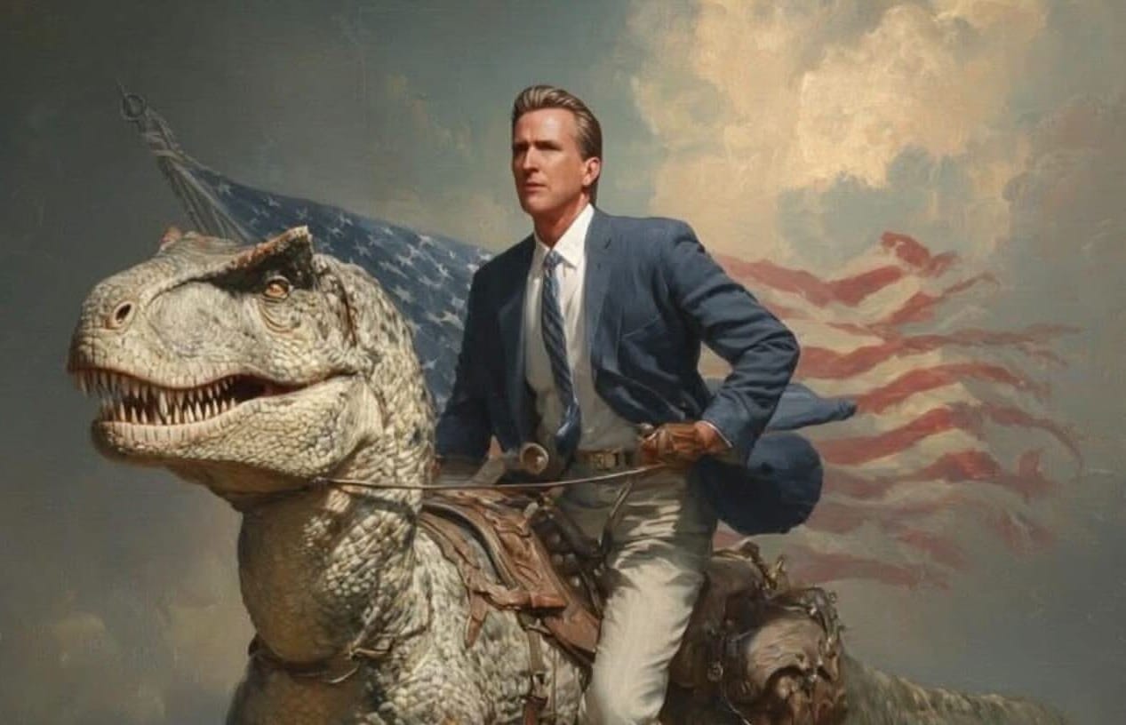 Newsom vs Trump: From MAGA Podcaster to Democratic Memelord
