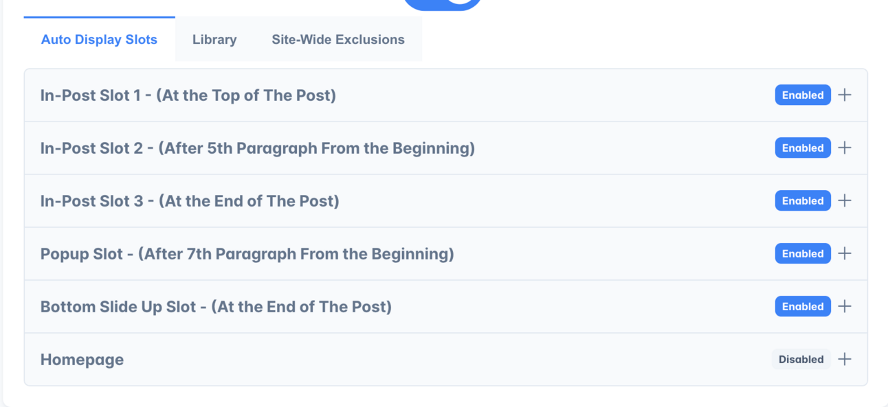 Auto display inside Outpost