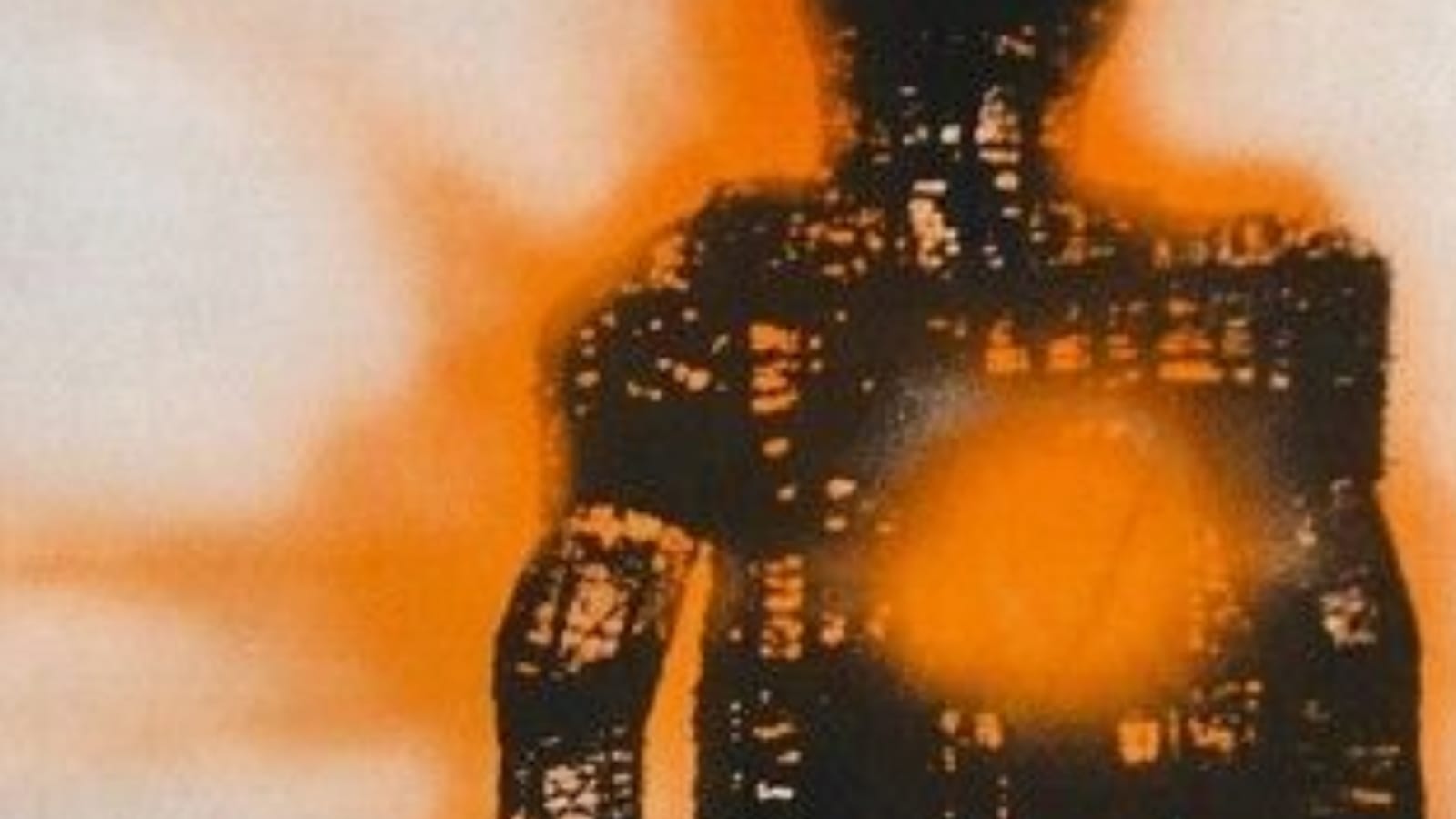 Stylized image from the poster shows part of the silhouette of the ritual burning man against a background of white-hot gold and orange sun colors