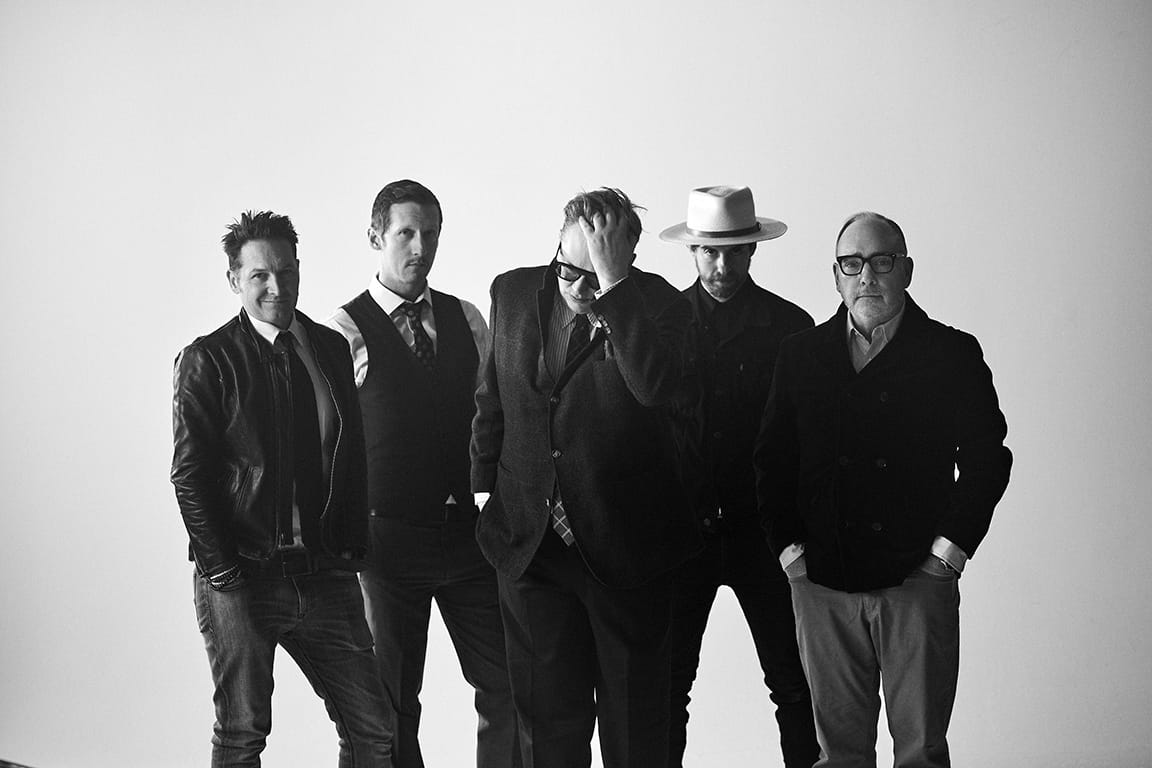 The Sheila Divine, snappily dressed in jackets and ties, in a recent promo photo for their upcoming tour