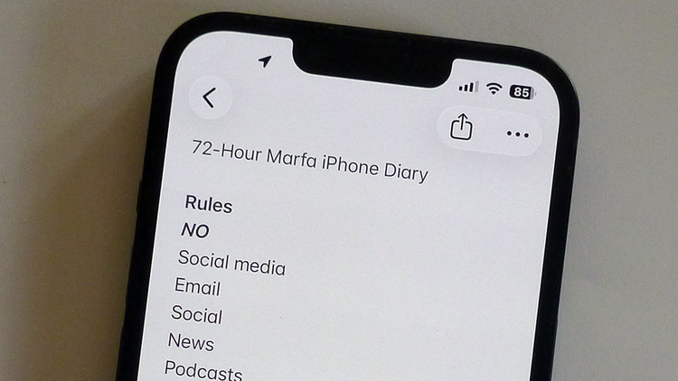 72-Hour Marfa iPhone Diary