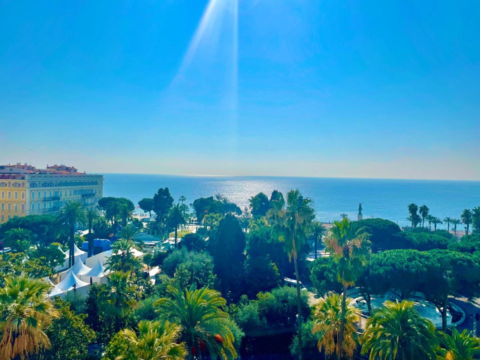 View of the Côte d'Azur from the Anantara Plaza Nice Hotel