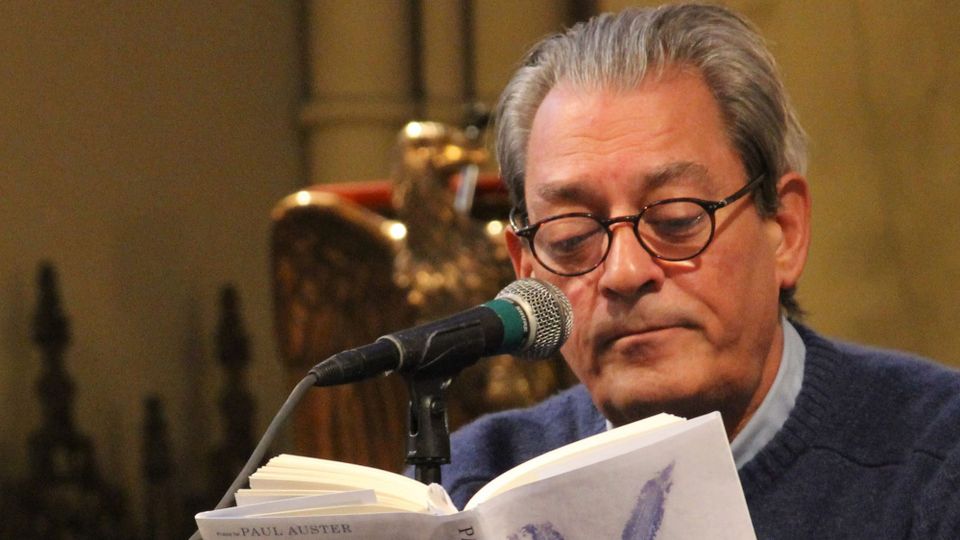 Paul Auster reading at the Brooklyn Book Festival, September 2012