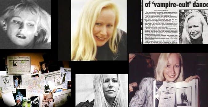 A collage of six images (newspaper clippings, photos) relating to the disappearance of Susan Walsh