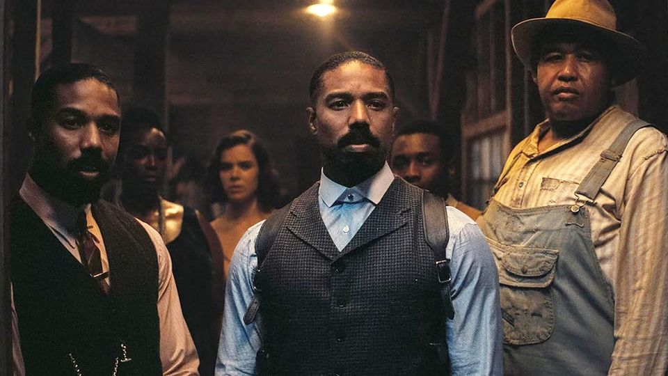 Also there are TWO instances of Michael B. Jordan, who is playing twin brothers in this still from the movie