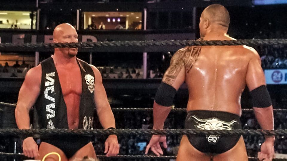 Big men! In tights! Both physically and mentally!