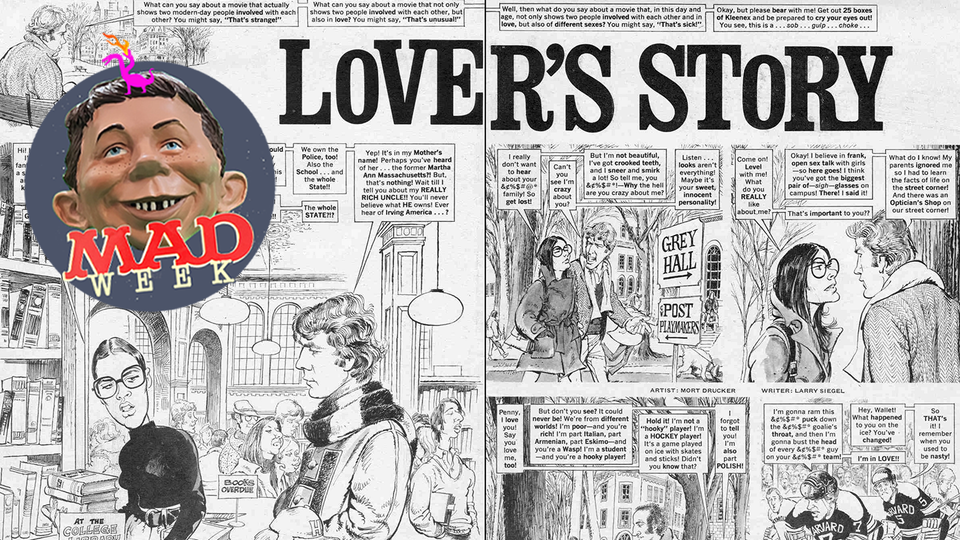 Opening spread for LOVER'S STORY