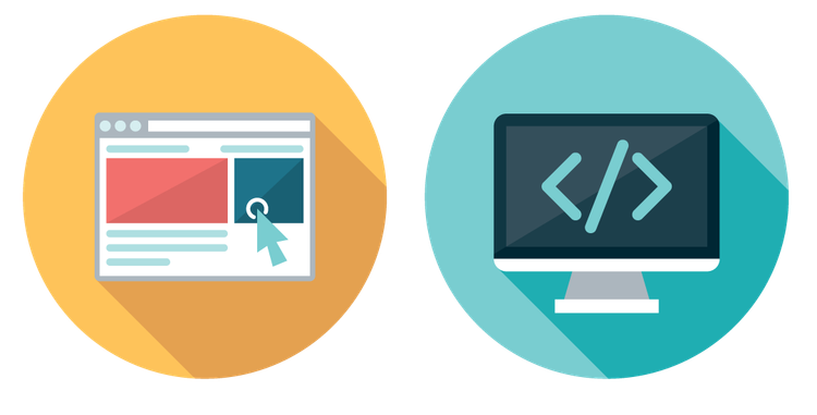 two circles that represent abstract images of marketing and IT departments