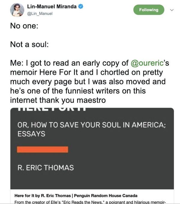 Here for It w/ R. Eric Thomas #135