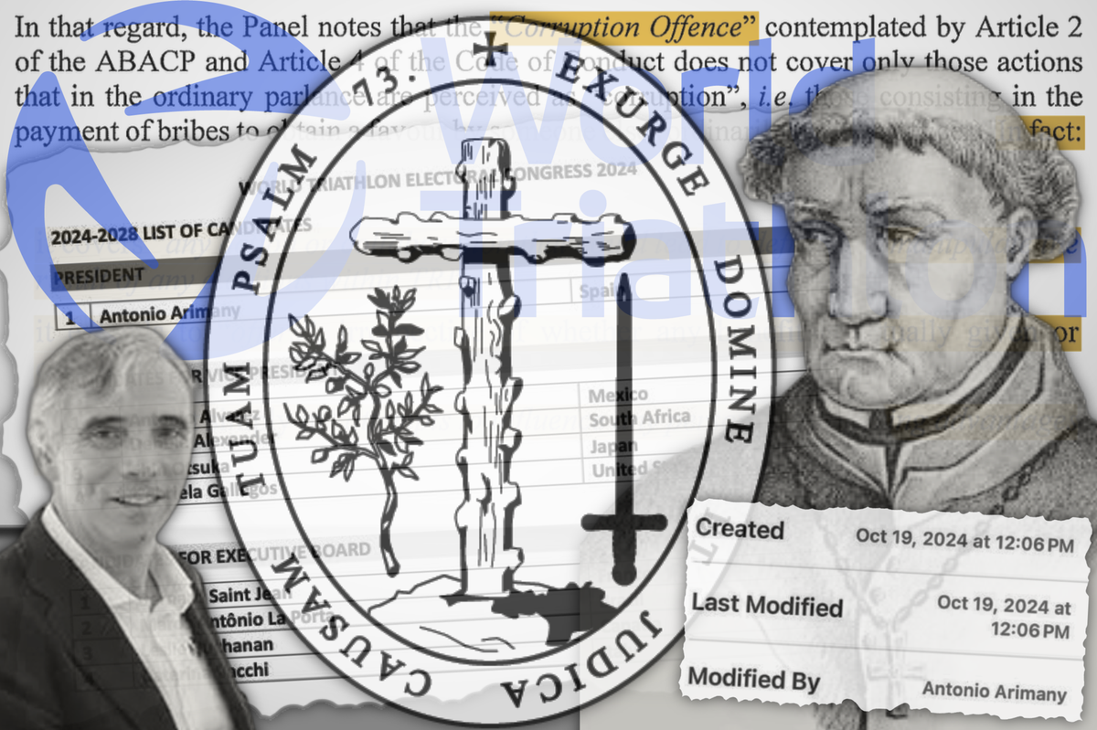 Transsylvanien und der World Triathlon Congress: der Heilige Antonio und Mitverschwörer gehen gegen Whistleblower und Ketzer vor