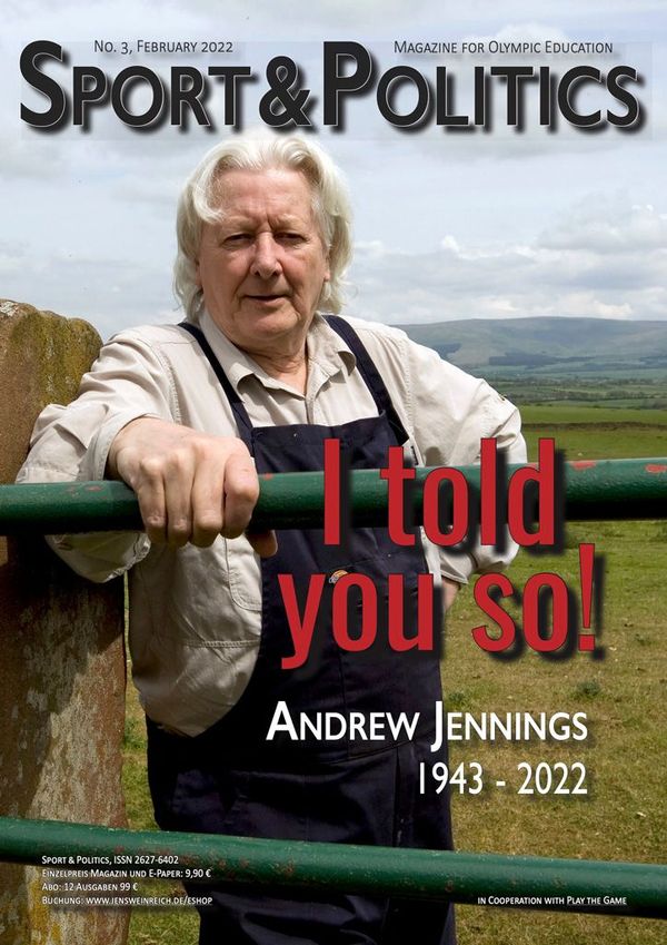 SPORT & POLITICS, Heft 3, Andrew Jennings Edition