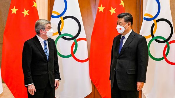 Geschäftspartner, Freunde im Geist: Thomas Bach, Xi Jinping. (Foto: Beijing 2022)