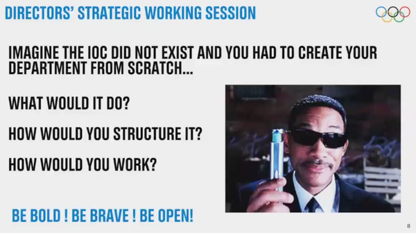 Coventry’s offer for frightened and frustrated IOC staff: 'a single source of truth'