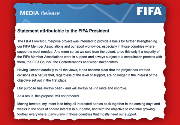 After FIFA Forward Enterprise, the real test begins