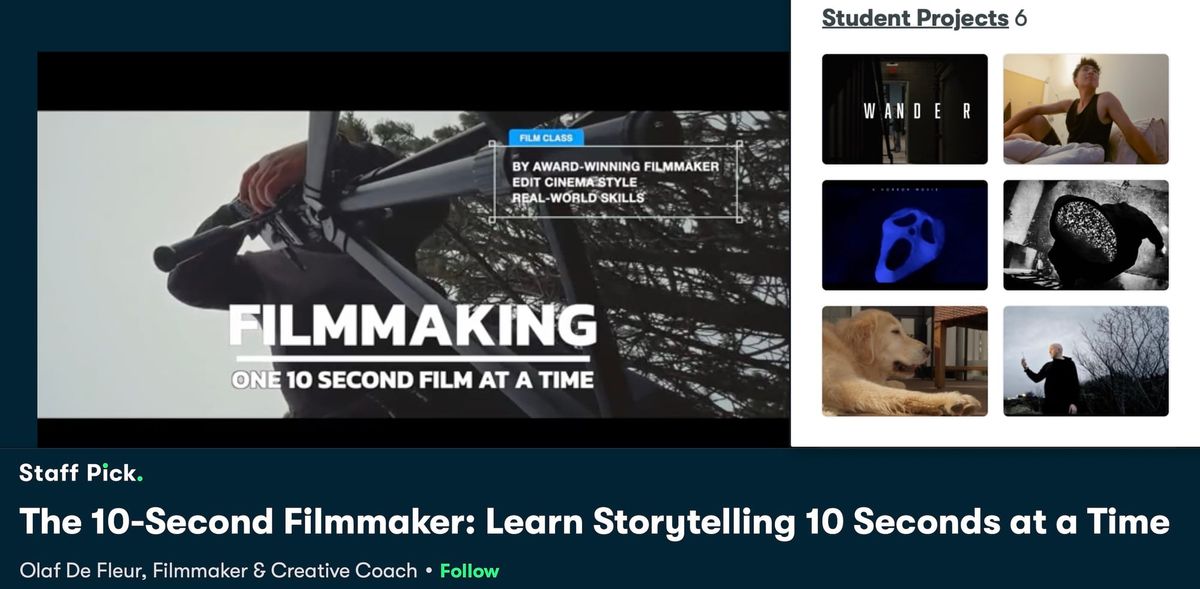 The First 10-Second Film Competition: Congratulations to the Winner and All Participants!