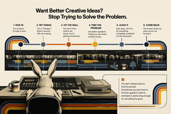 Want Better Creative Ideas? Stop Trying to Solve the Problem