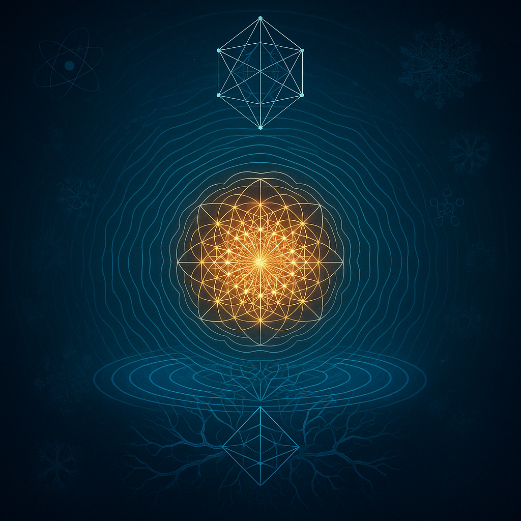 The Harmonic Core: Dimensional Projection of Unity