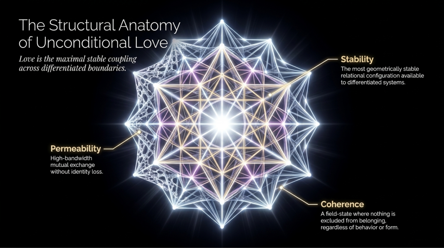 The structure and anatomy of unconditional love.